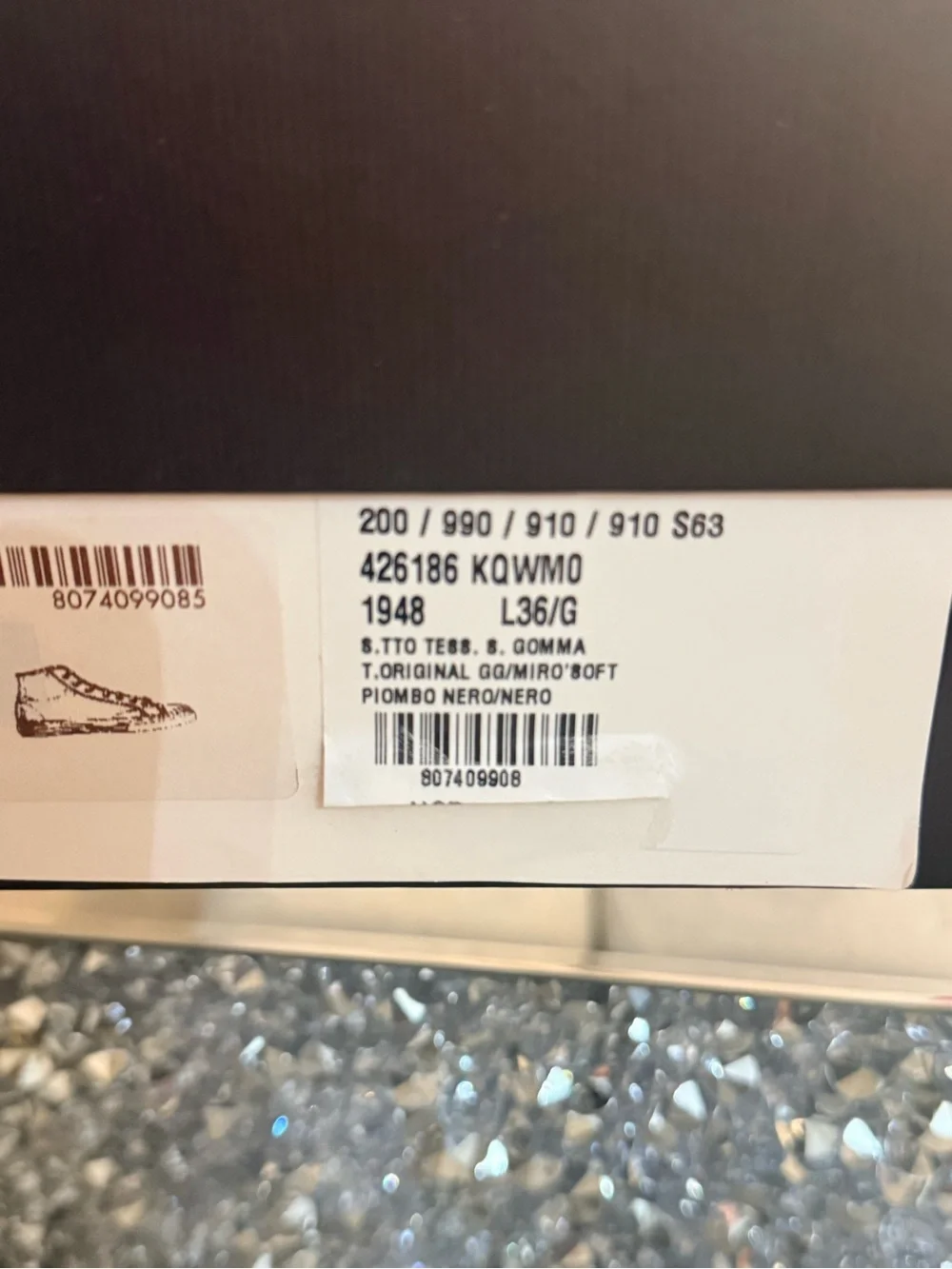 Gucci Black High-Top GG Canvas Sneaker